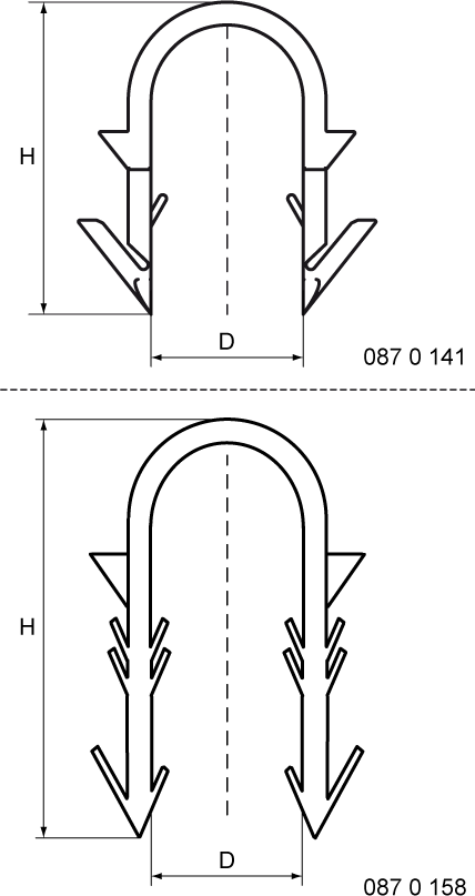 0870158 Монтажные профиля BIS Система якорных фиксаторов для монтажа труб к полу WALRAVEN  - Вид №1