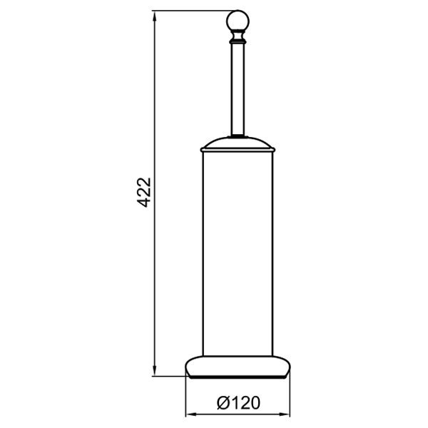 KA501302017 Ершик для унитаза Webert Karenina  - Вид №1