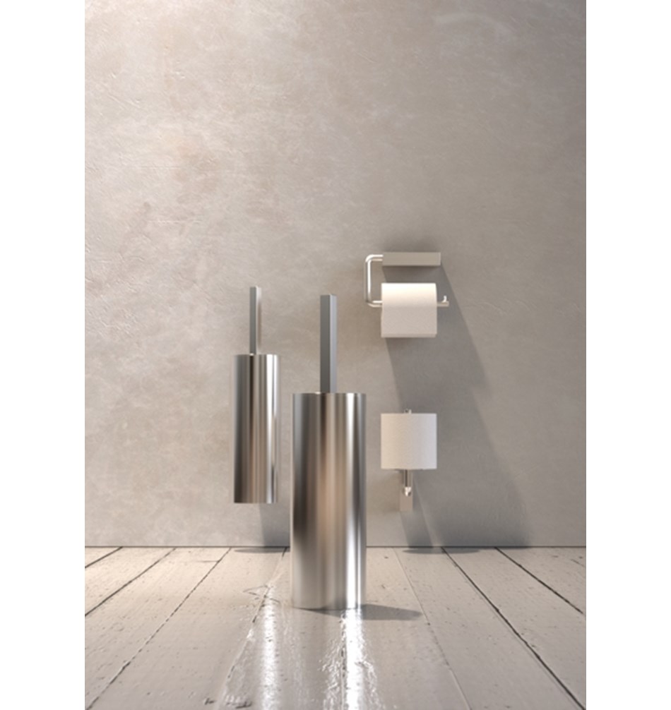 FROST Ершик для унитаза 3, напольный » матовый Нержавеющая сталь Матовый Q302236510  - Вид №7