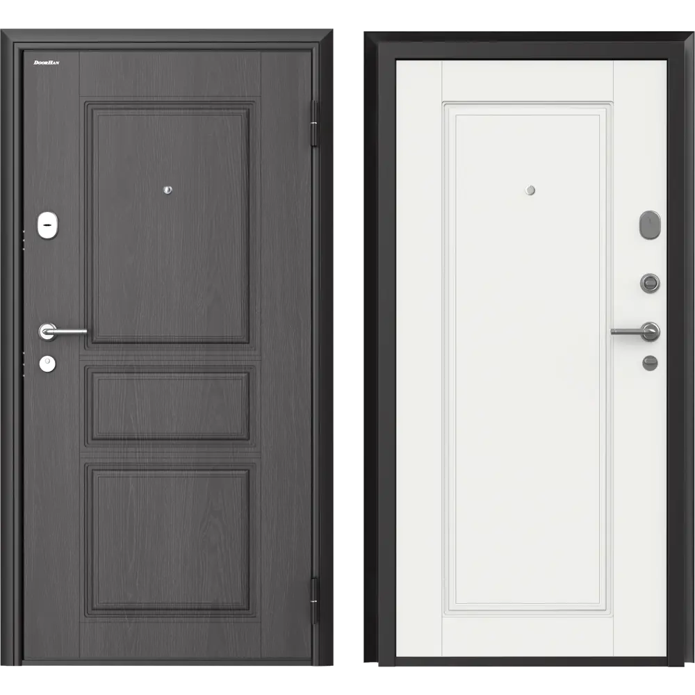 Дверь входная металлическая Премиум New 88x205 см правая белый 88483561 STLM-2093516 DOORHAN 