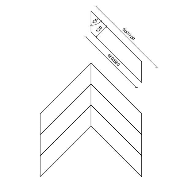 Дубовый паркет Bassano Parquet геометрия-Шипы ARCH-00099284 - Вид №2