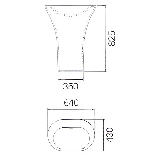 11231 Раковина Montebianco Etna Santreyd - Вид №1