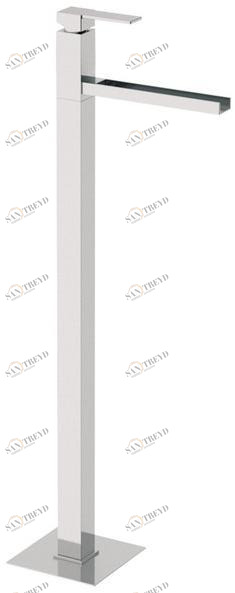 Remer Rubinetterie Смеситель для раковины, однорычажный, напольный Qubika cascata Qc18