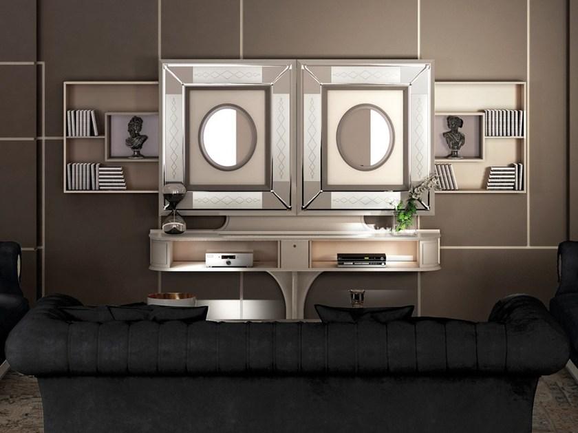 Vismara Design Моторизованная лакированная тумба под ТВ с раздвижными дверцами Desire sun-id-1495325 - Вид №5