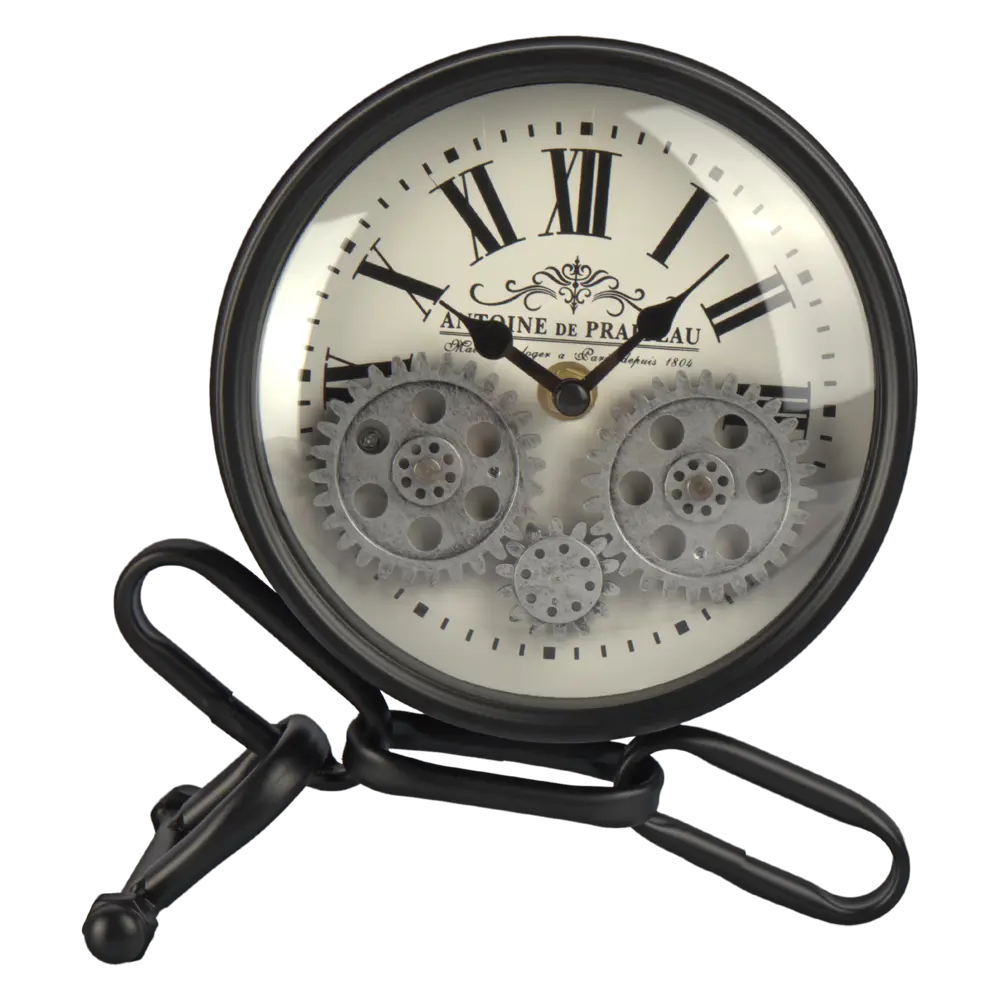 Часы настольные Dream River Звенья Цепи металл цвет бело-черный бесшумные 18x21 см STLM-2071878 - Вид №2