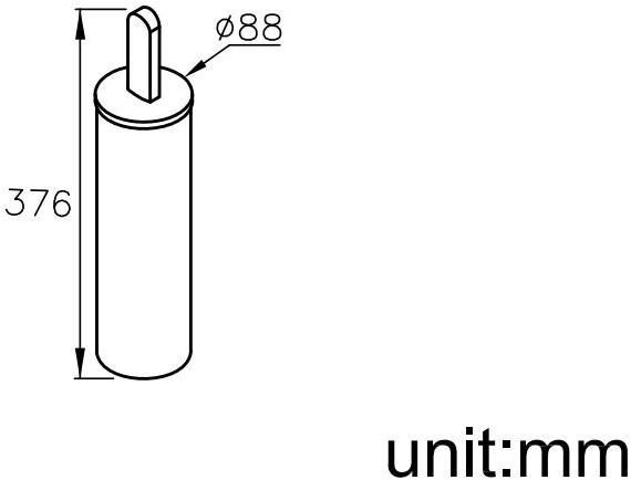 JUSTIME Ершик для унитаза из хромированной латуни Charming 6922-84-80cp - Вид №1