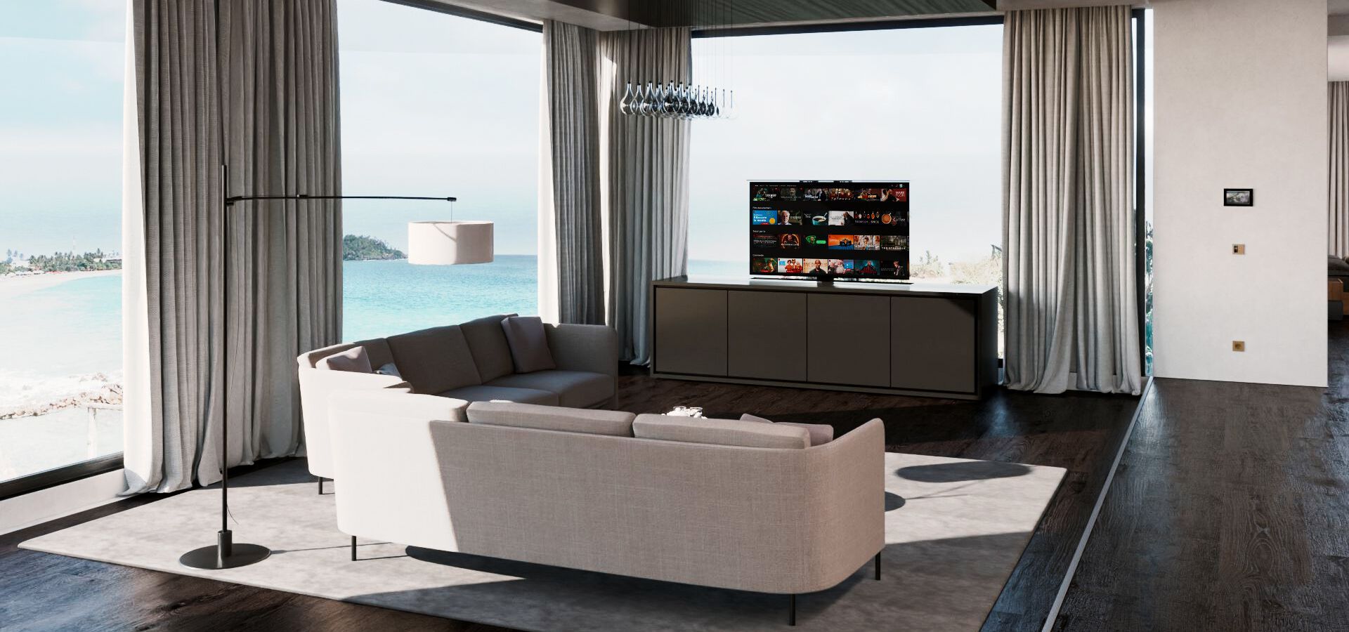 Утопленная моторизованная подставка для монитора / телевизора EKINEX Revélo ARCH-00148995 - Вид №6