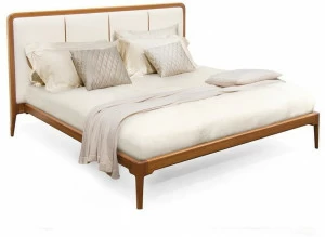 Formitalia Кровать из оленьей кожи с мягким изголовьем