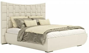 Capital Collection Кожаная кровать King size с мягким изголовьем Jubilee