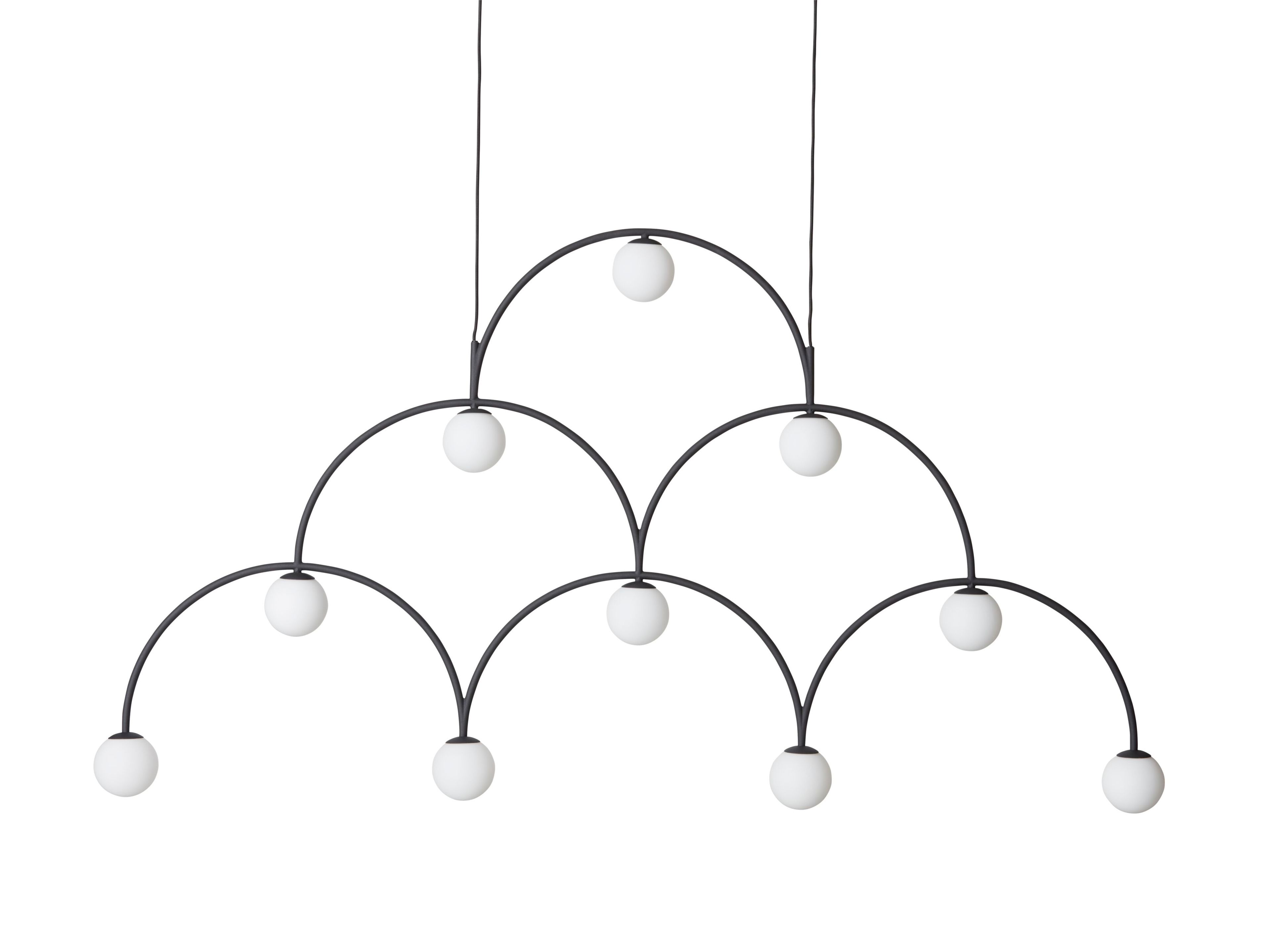 Подвесной светильник из металла и опалового стекла Pholc Bounce ARCH-00059380