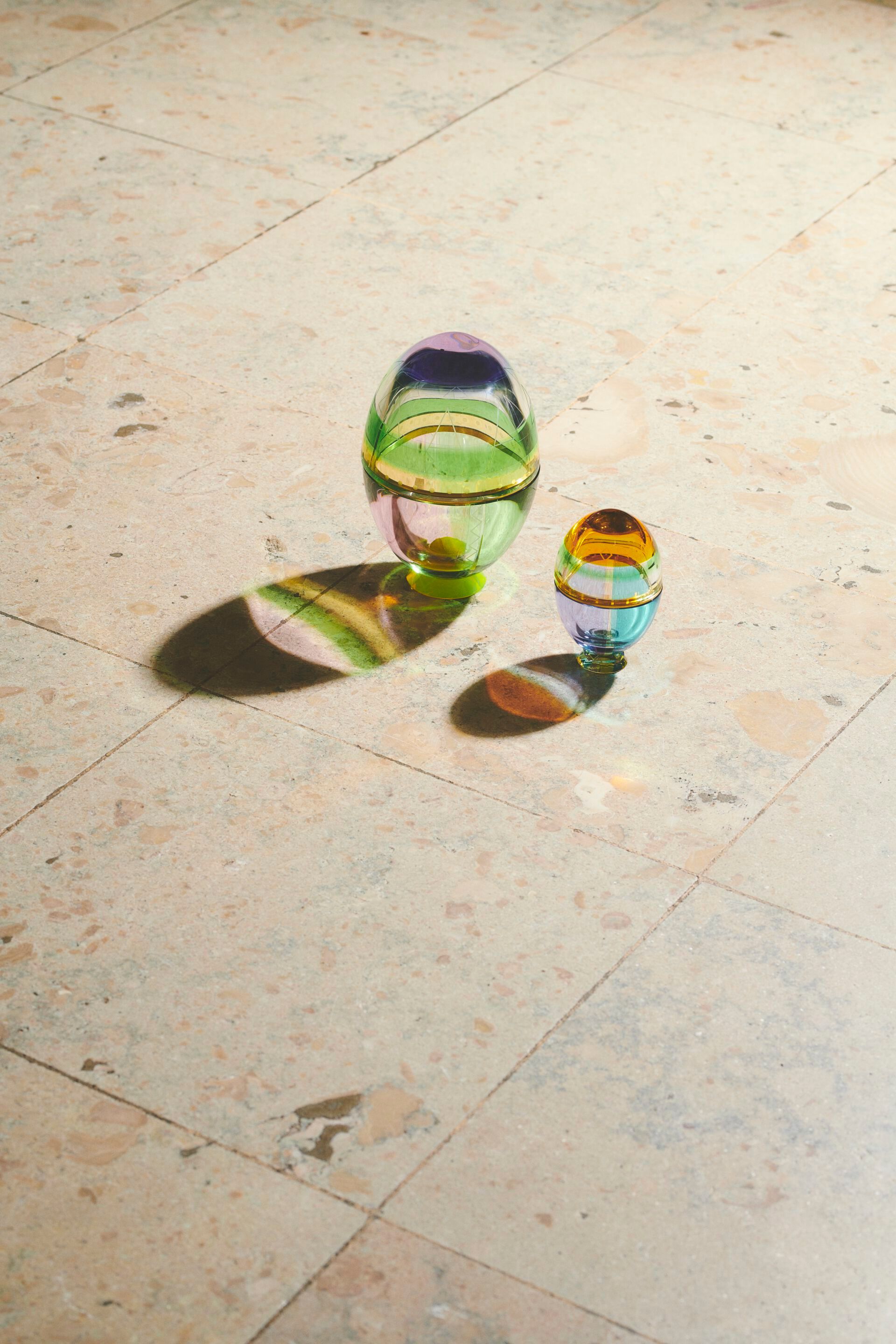 Шкатулка для драгоценностей / безделушка из хрусталя Reflections Copenhagen FANTASIA EGG SMALL ARCH-00058213 - Вид №2