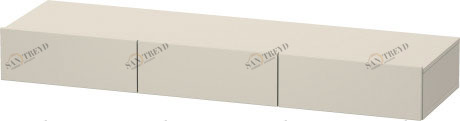 DS827209191 Полочка с ящиком DuraStyle #DS8272 1500 x 440 мм Серо-коричневый декор Duravit