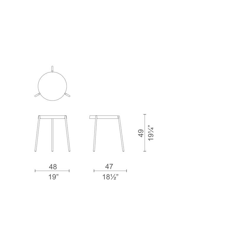 Деревянный журнальный столик CAPPELLINI PINCH ARCH-00013945 - Вид №1