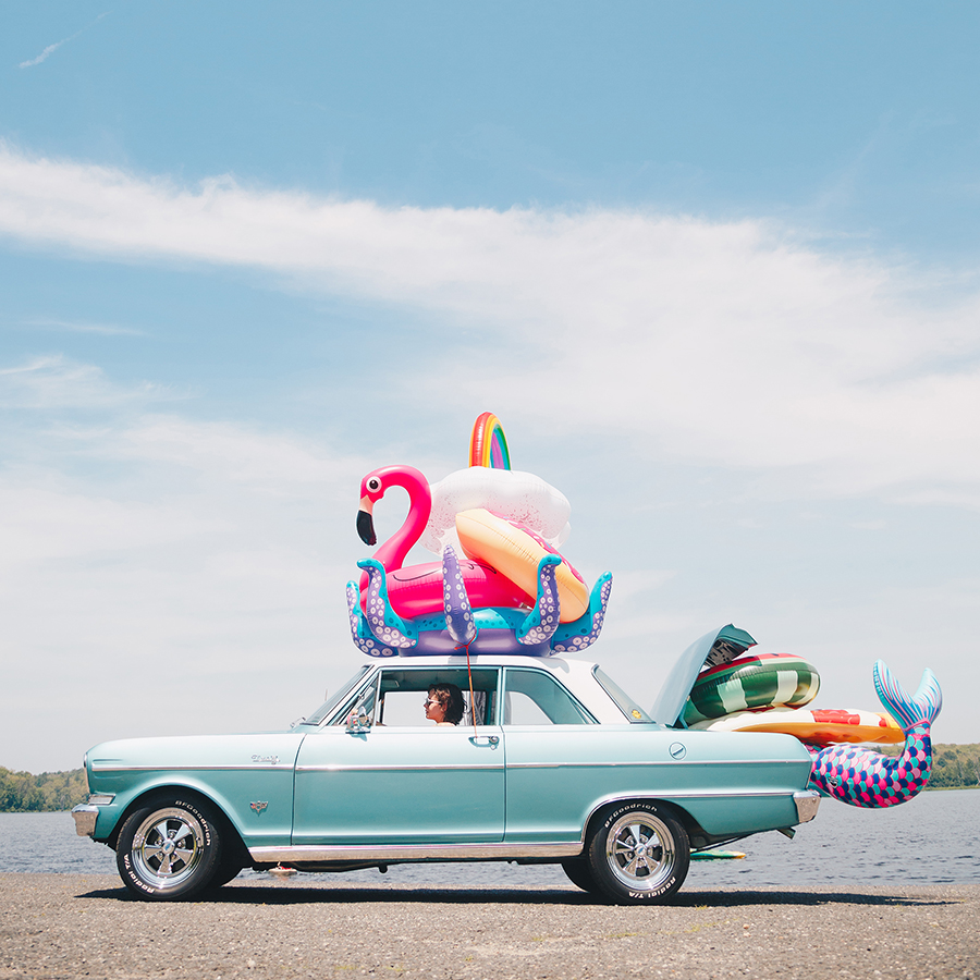 BMPF-0012 Круг надувной rainbow cloud BigMouth  - Вид №4