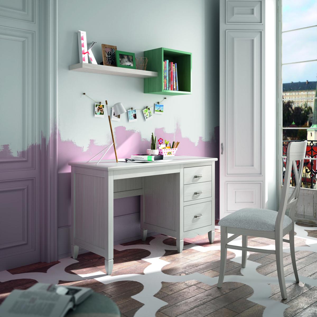 090206 Письменный стол 171-200 cm тумба справа Grupo Seys Amberes Santreyd  - Вид №2