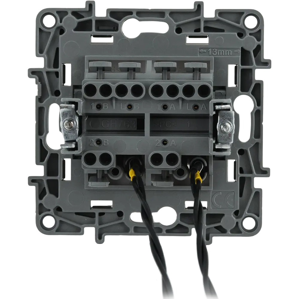 Legrand ETIKA — двухклавишный выключатель с подсветкой 82153472 STLM-1479360 - Вид №2