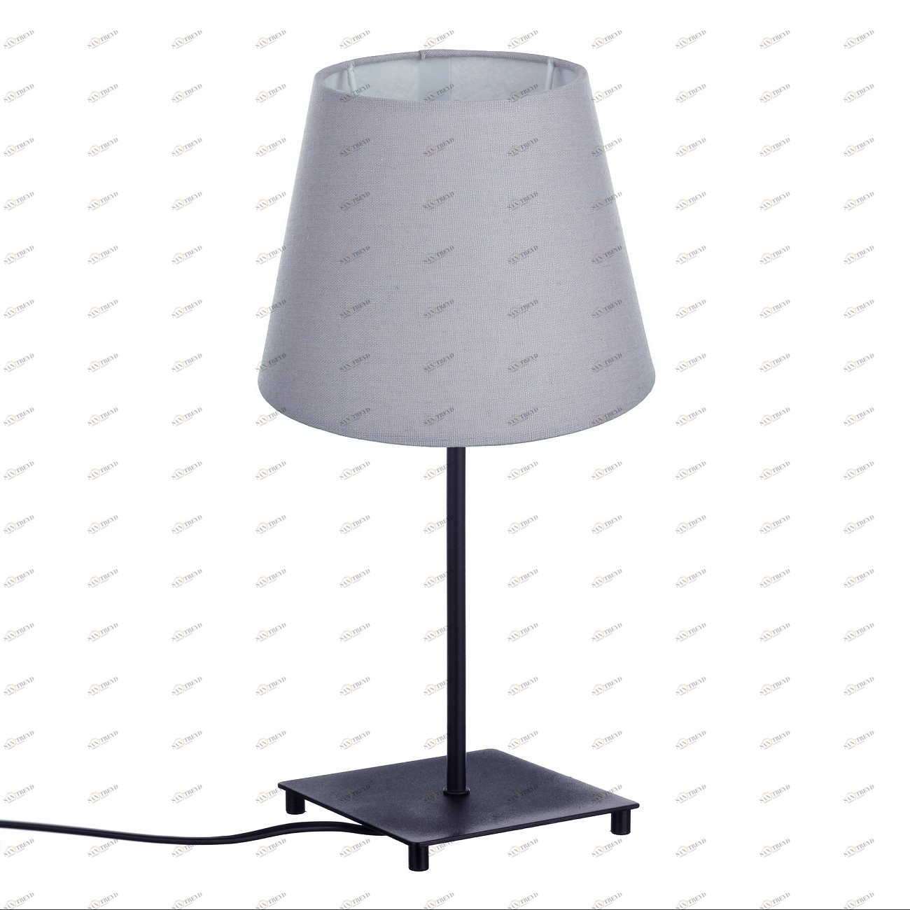 Настольная лампа с сиреневым абажуром черная TLL.201.01.01.BL+CL1.T004 33 ИДЕИ ИНТЕРЬЕРНЫЕ, КЛАССИЧЕСКИЕ 00-3973754 Фиолетовый;черный Santreyd 