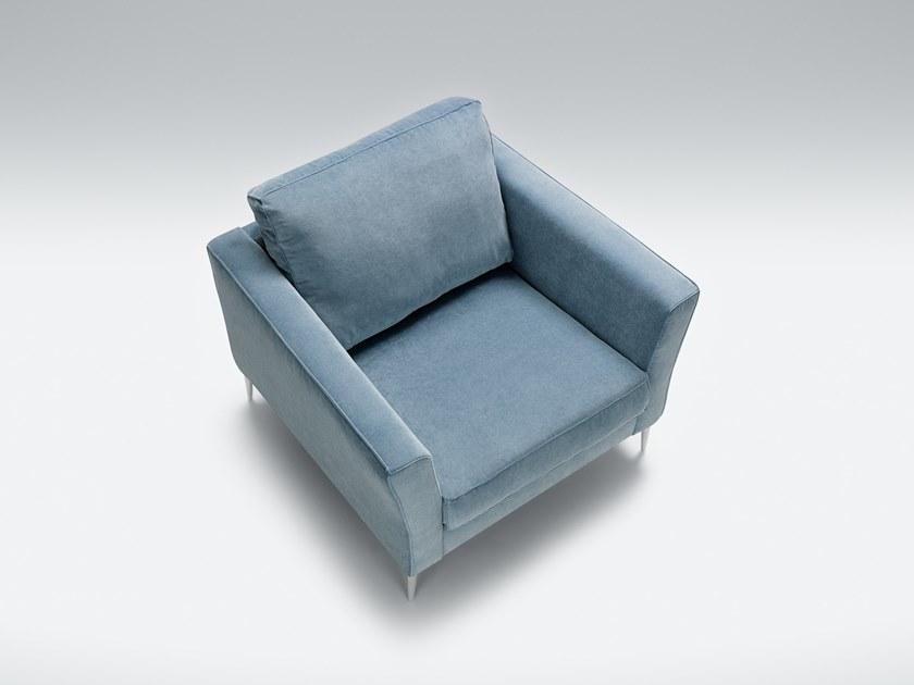 Sits Кресло с обивкой из ткани с подлокотниками Caprice sun-id-1416846 - Вид №2