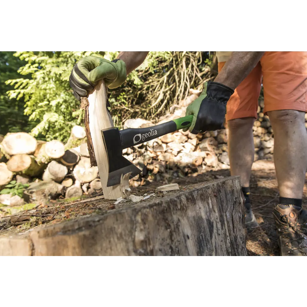 Топор GEOLIA с фиберглассовой ручкой для колки дров 86365935 STLM-1374092 - Вид №4