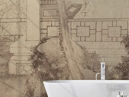 Классические обои ПВХ бесплатно, ЭКО, моющиеся WallPepper Online SELECTION ARCH-00110961