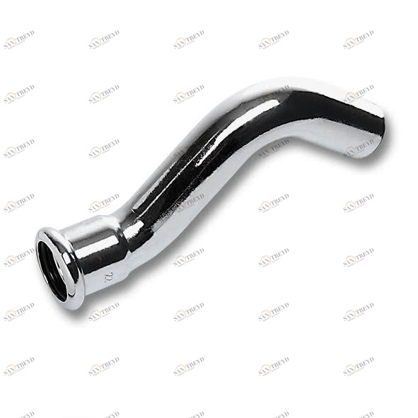 11608622 SANHA 16086 пресс-фитинг, медь, обвод ВПр-НПр, хром. 22 мм 