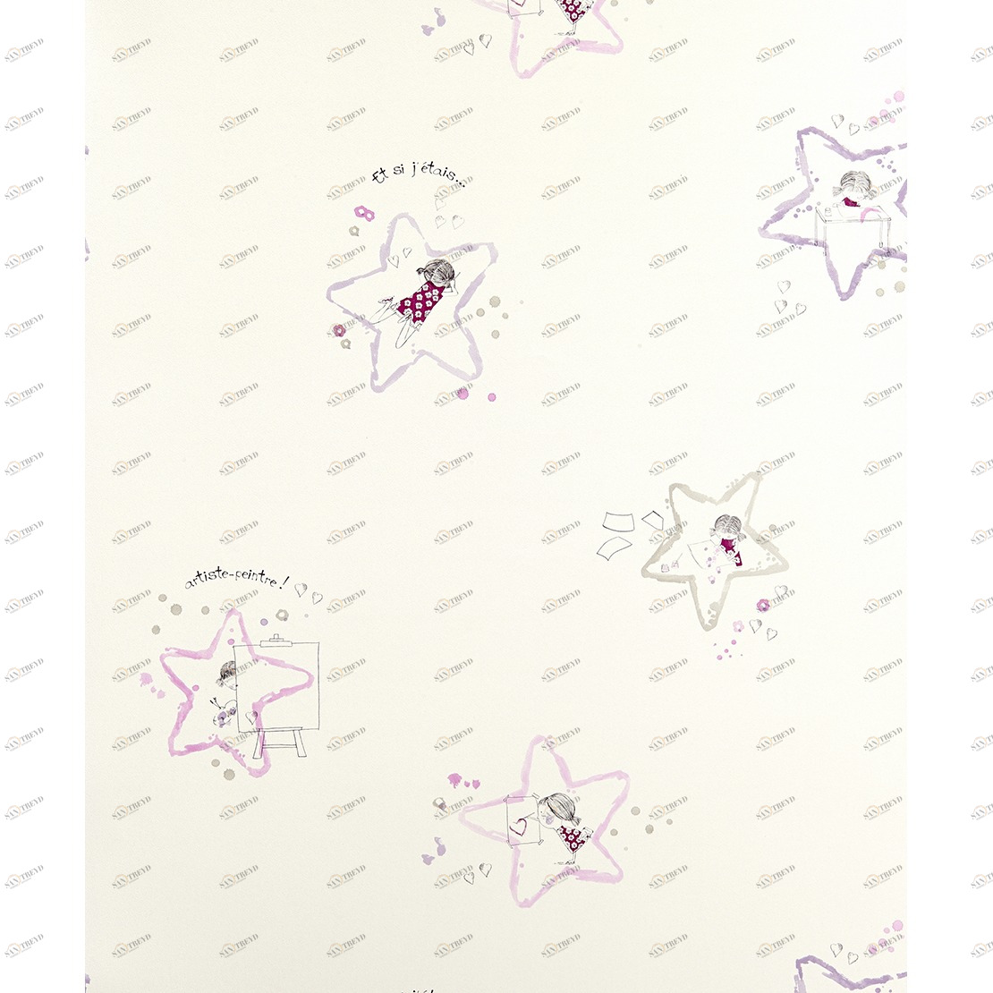 Рулон обоев ARC EN CIEL CFT25414122. Основа Casadeco