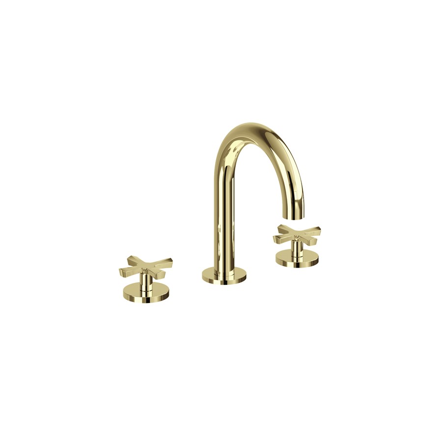 Burlington Riviera Смеситель для раковины Riviera с 3 отверстиями Хром RIV6 CHR 