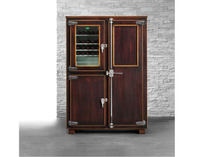 Винный шкаф с вишневым холодильником