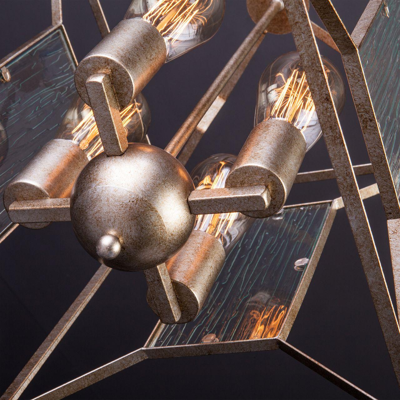 Подвесная люстра Bogates Cubo 298/4 BOGATES CUBO 187587 Бронза - Вид №1