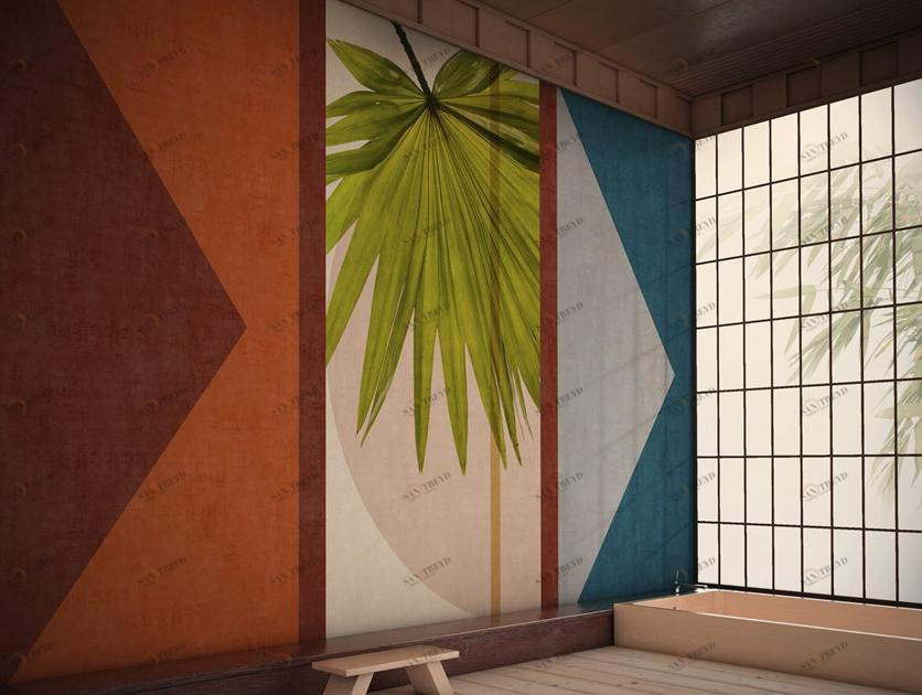 GLAMORA Геометрические обои с цветочными мотивами Manhattan Glma201a