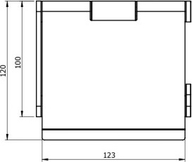 28041A-BP Бумагодержатель подвесной цвет черный матовый LANGBERGER Accessories, BLACK EDITION - Вид №2