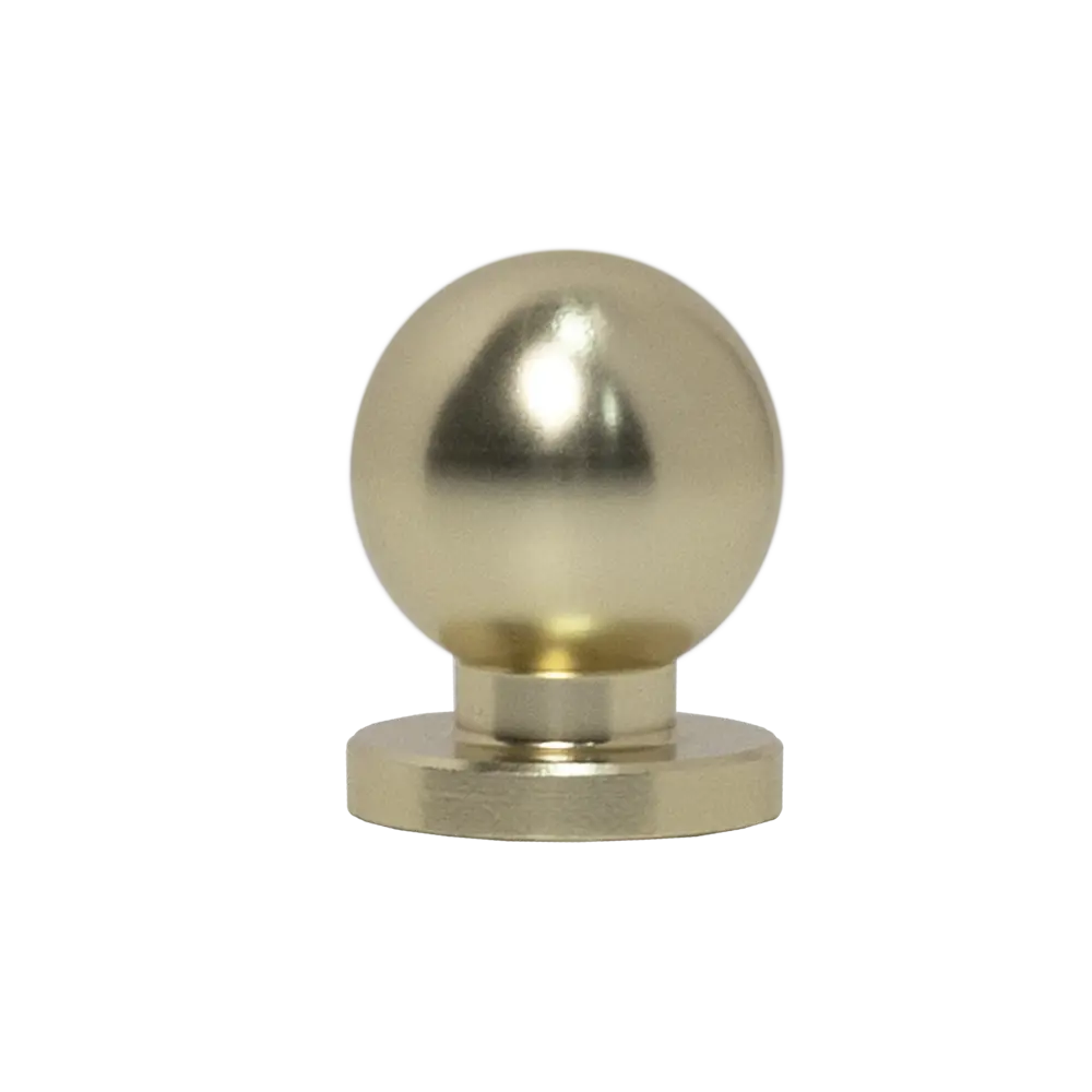 Мебельная ручка-кнопка GN35 матовое золото 87686804 STLM-2105138 AKS  - Вид №1