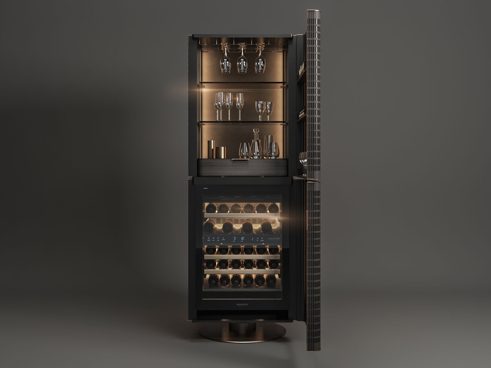 Барный шкаф с винным погребом и встроенным освещением SKS | Signature Kitchen Suite SKINS ARCH-00064287 - Вид №2