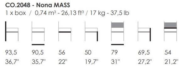 Fenabel Кресло из ткани с подлокотниками Nona Co.2048 - Вид №3