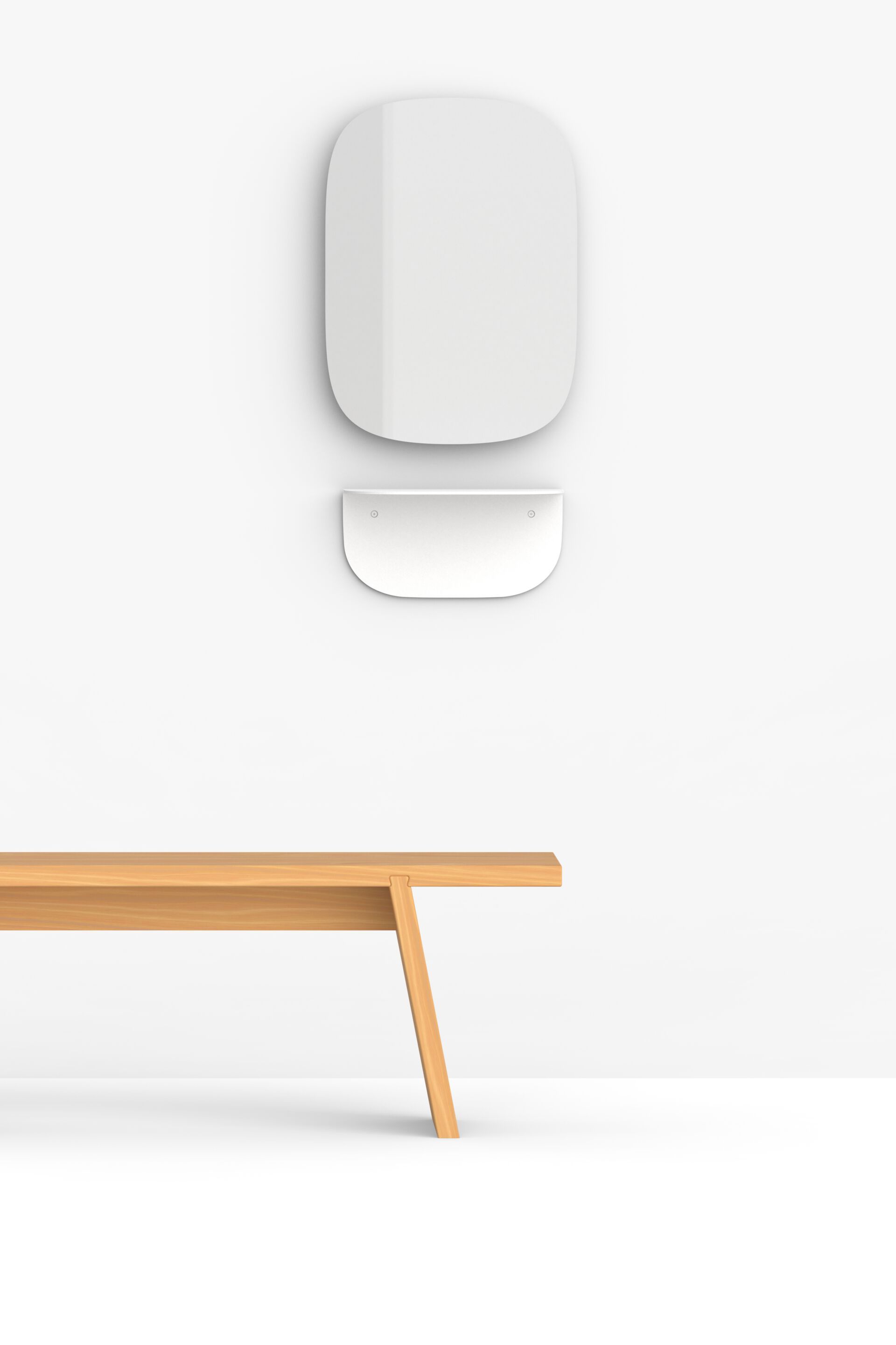 Настенное стеклянное зеркало FUNCTIONALS слайд ARCH-00054192 - Вид №8