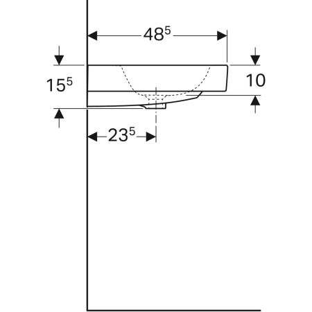 124093000 Раковина Geberit iCon Geberit  - Вид №35