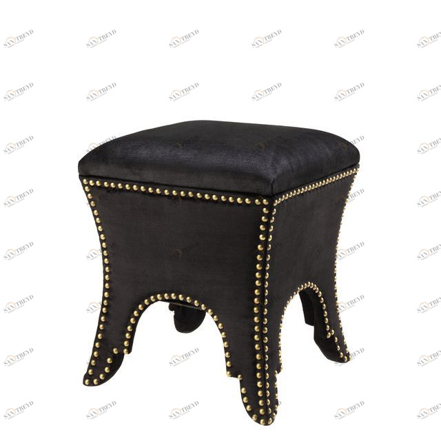 Пуф La Cigale от Eichholtz чёрный EICHHOLTZ ДИЗАЙНЕРСКИЕ, EICHHOLTZ 061298 Чёрный 