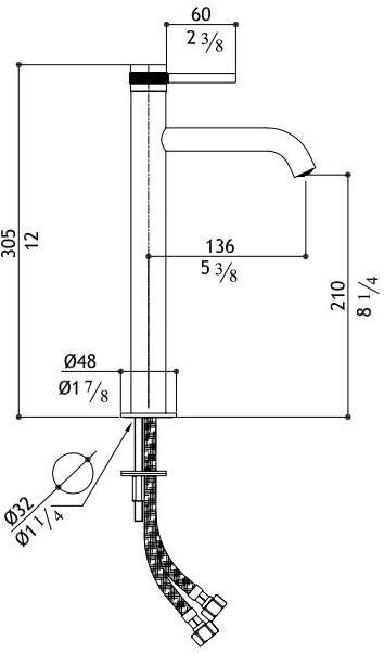 MGS Смеситель для раковины из нержавеющей стали Ergon sun-id-1421573 - Вид №1