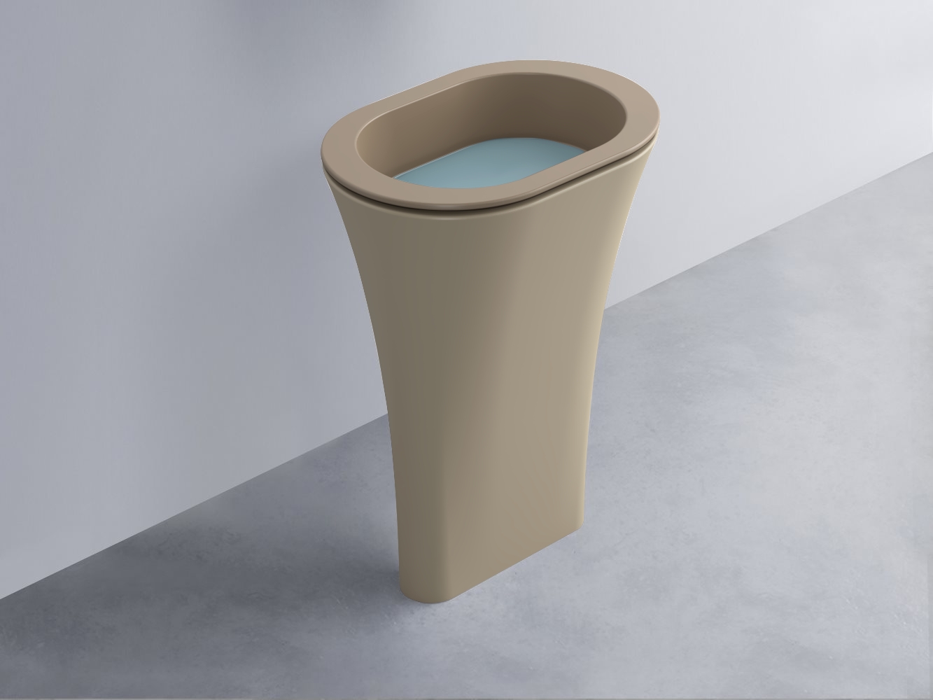 AMLA65-AN+AMPILO-PL+AMCOLO-AV Раковина Amedeo Ovale отдельностоящая cielo Enjoy + Amedeo Ceramica Cielo