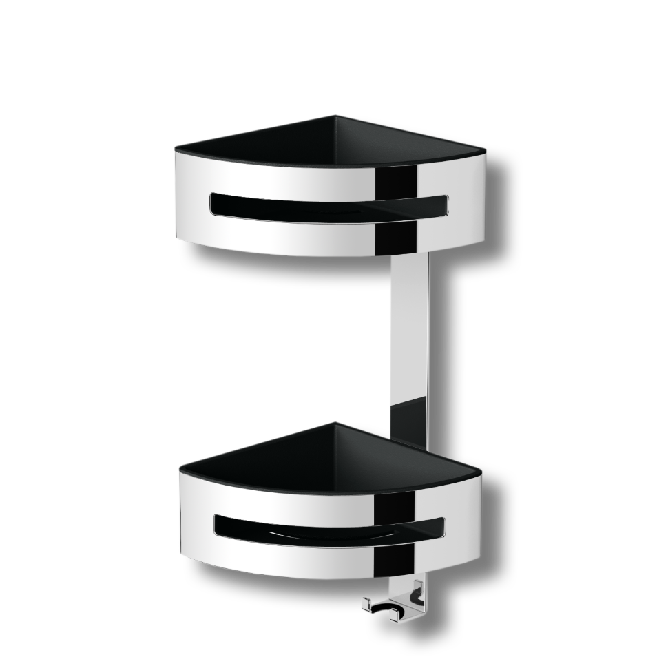 75862 Душевая полка подвесная с крючком для водосгона цвет хром LANGBERGER Accessories