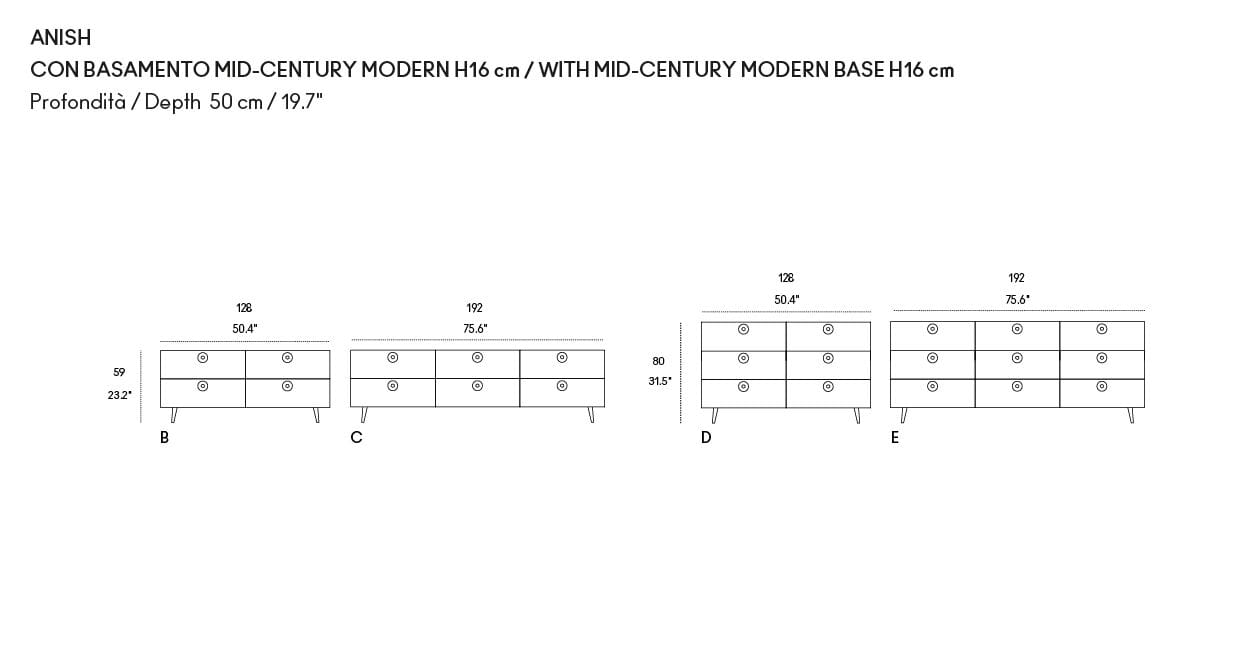 Комод из шпона или лака Casamania & Horm ARCH-00038934 - Вид №7