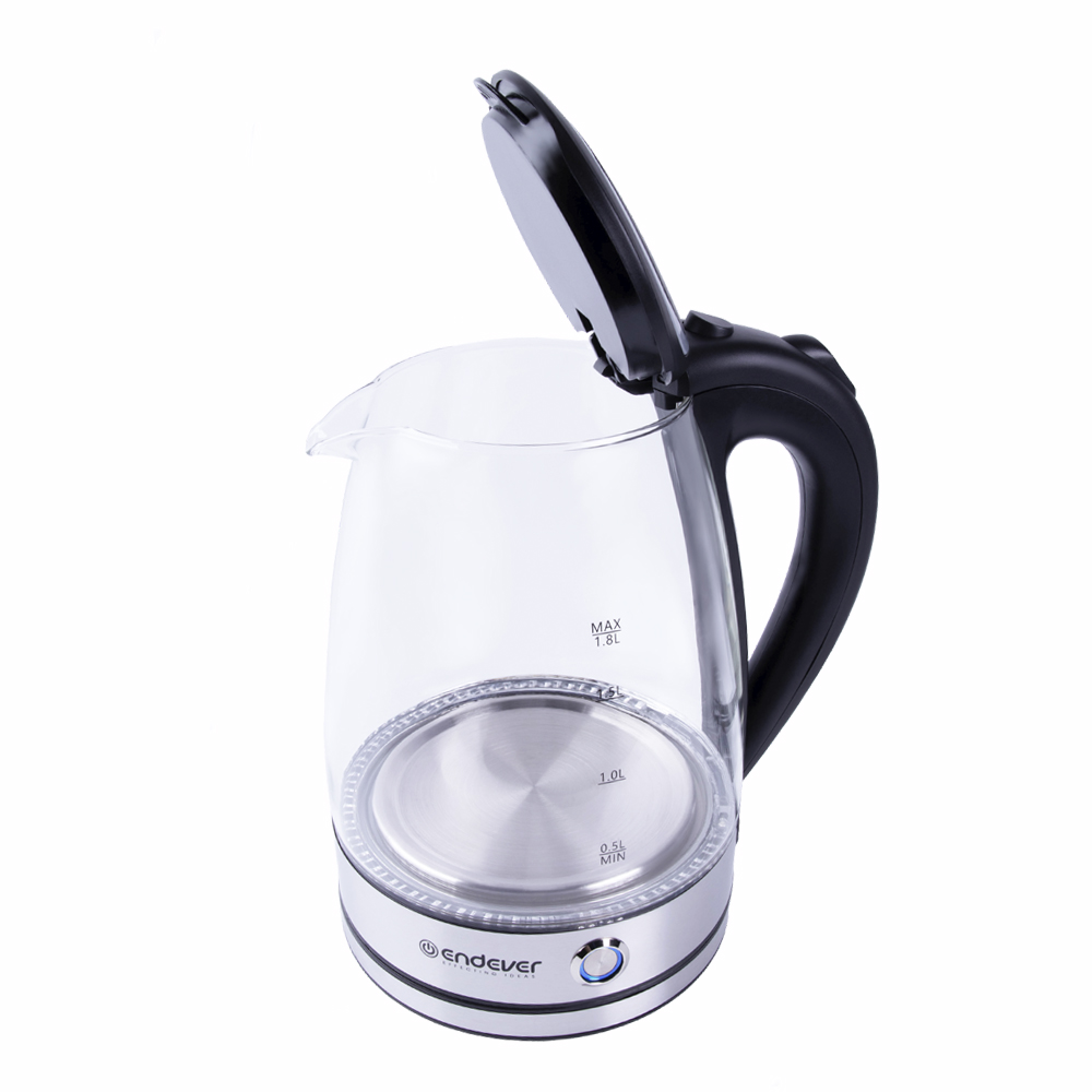 5367960 Электрочайник Endever Skyline KR-345G черный STDN-0138436 - Вид №3