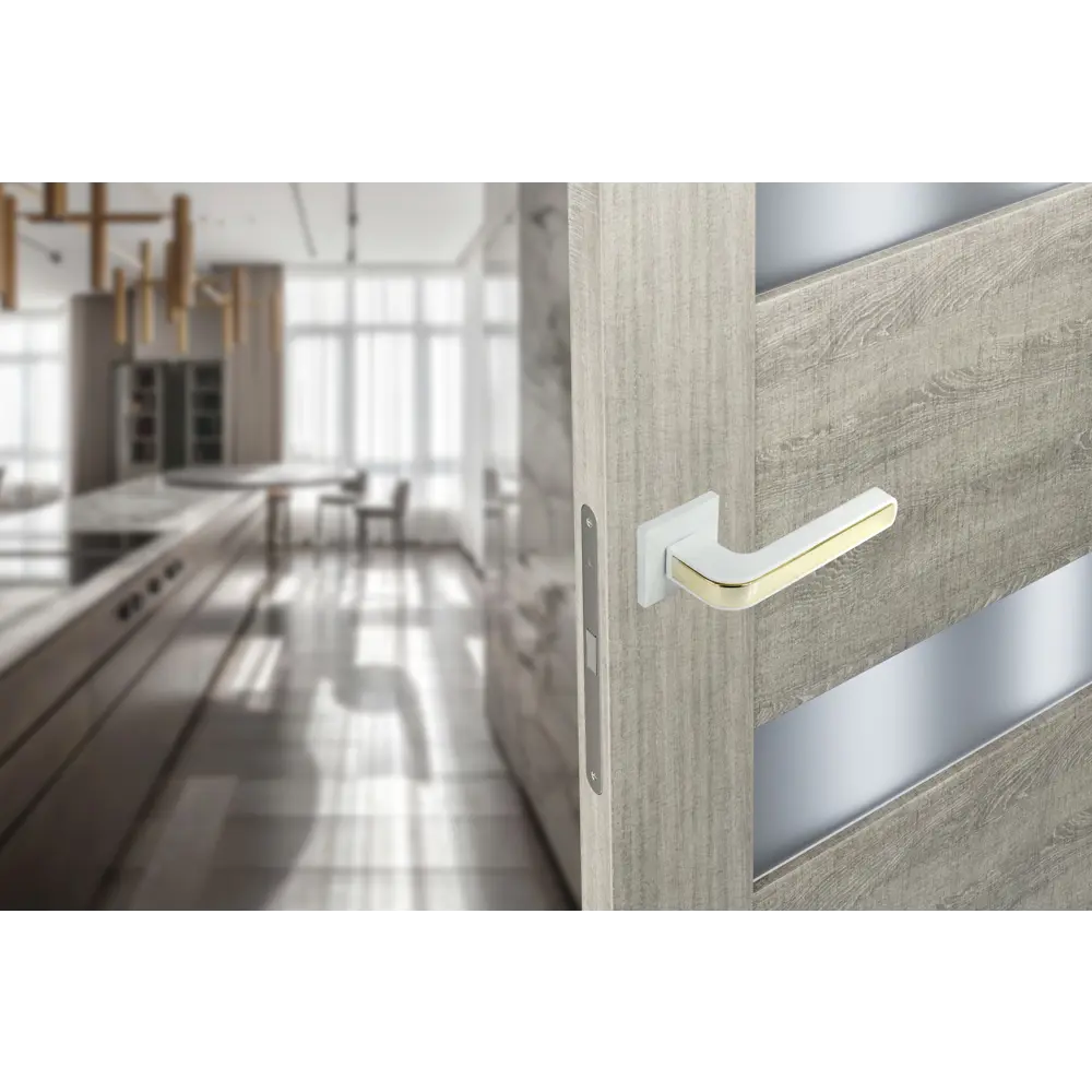 Дверные ручки Edson EDS-174B-Q2 белые для межкомнатных дверей 85170514 STLM-0059410 - Вид №6