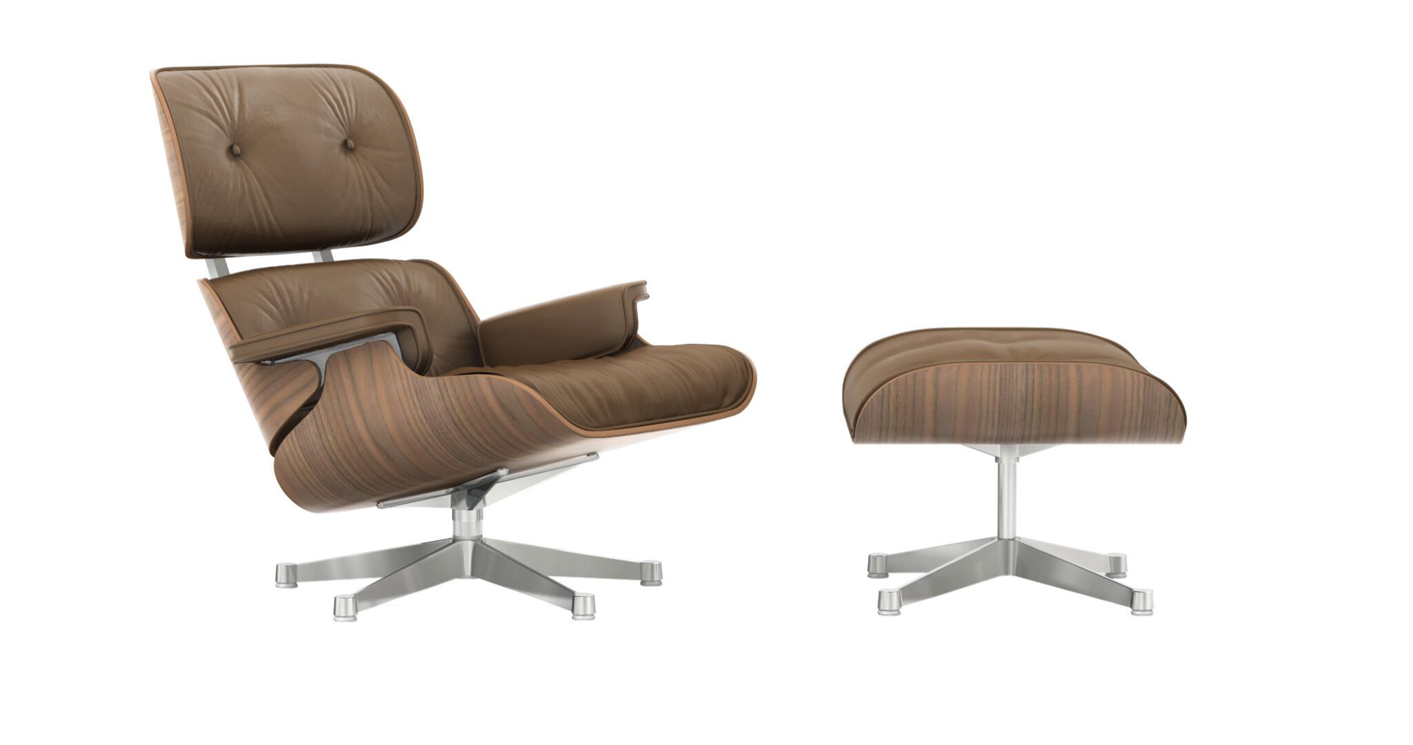 Кожаная спицевая подставка для ног VITRA Eames Lounge Chair ARCH-00140379 - Вид №1