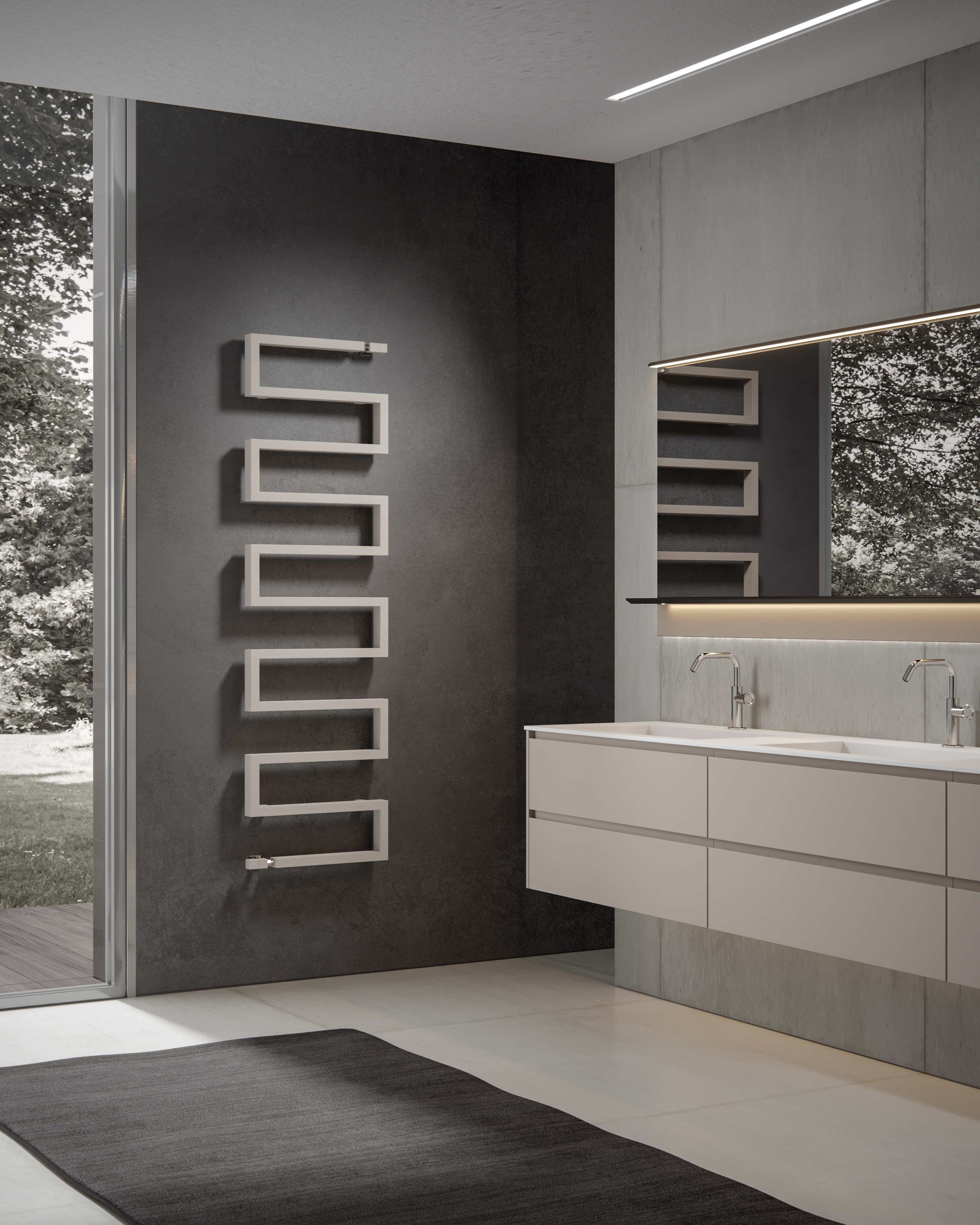 Настенный стальной полотенцесушитель SCIROCCO H ARCH-00039525 - Вид №1