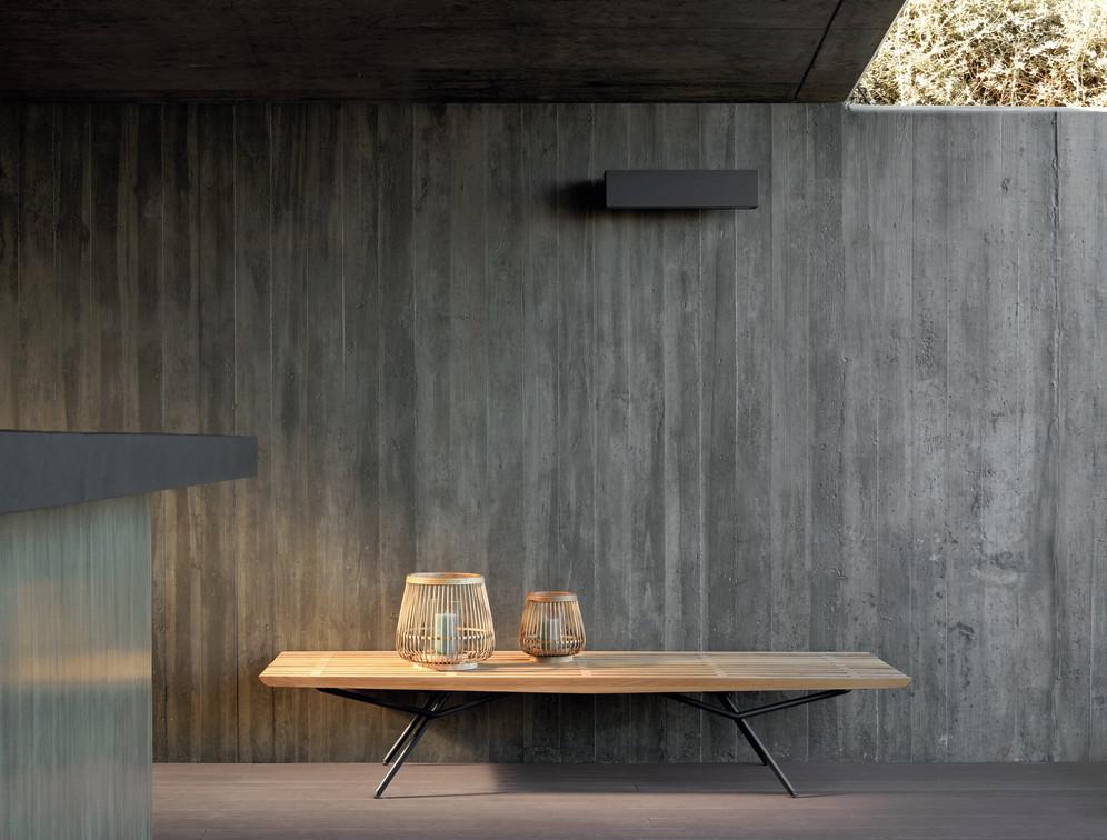 MNST438 Скамейка лава iroko 130 Manutti San - Вид №8