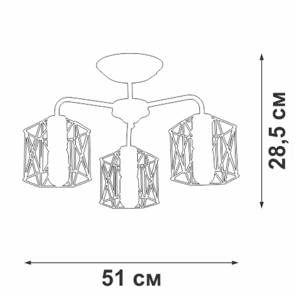 Люстра Vitaluce Актавия - элегантное черное освещение для гостиной 83139318 STLM-0039282 - Вид №11