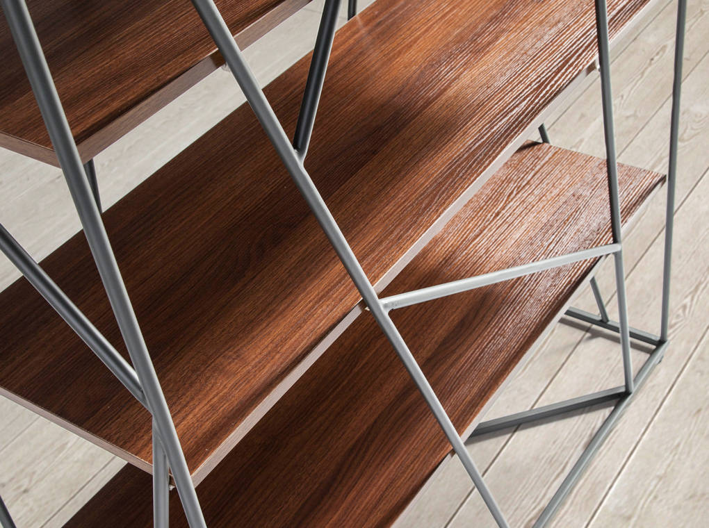 Стеллаж для книг открытый Nogal от Angel Cerda ANGEL CERDA  149942 Коричневый;серый  - Вид №2