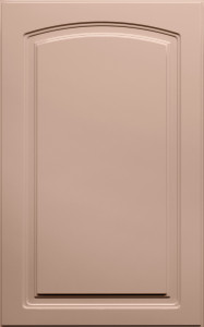 Фасады для кухни Классика Фрезеровка «Арка+» Капучино глянец №218