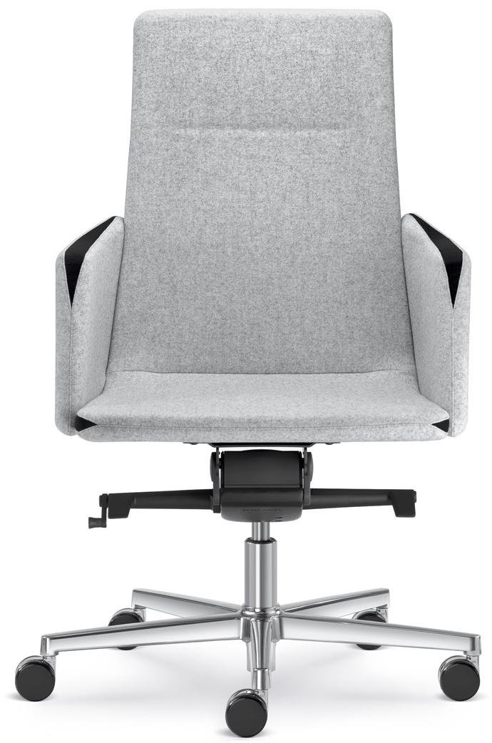 LD Seating Кресло руководителя вращающееся с подлокотниками и средней спинкой Harmony 832-h - Вид №2